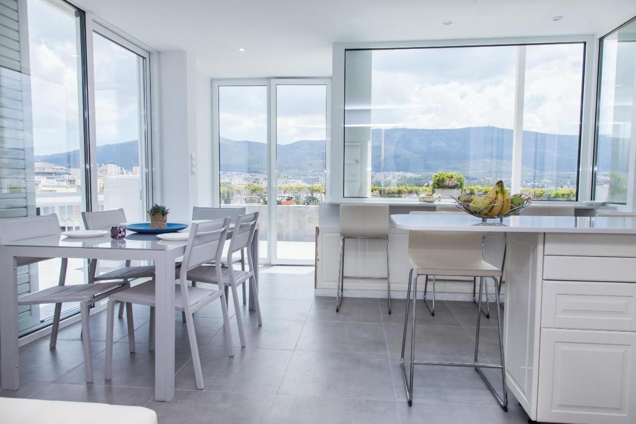 Апартаменты Gorgeous Penthouse With Private Jacuzzi And Amazing View! Афины Экстерьер фото